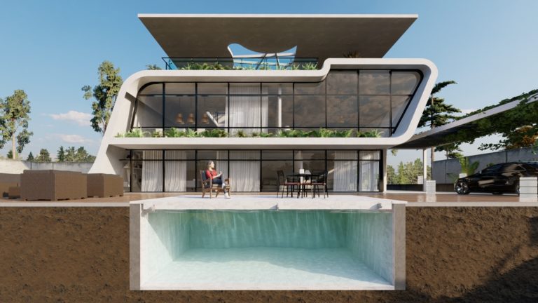 infografia sobre cubierta piscina